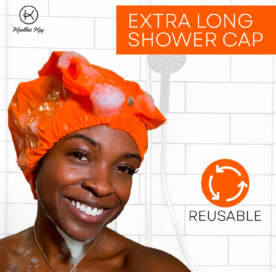 Knotless Kay Extra XL Shower Cap