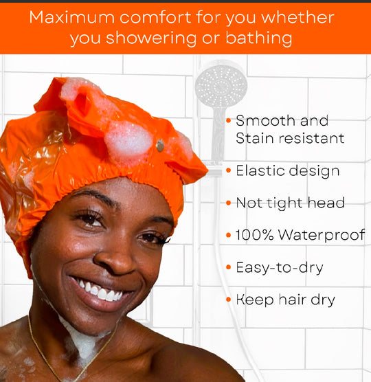 Knotless Kay Extra XL Shower Cap