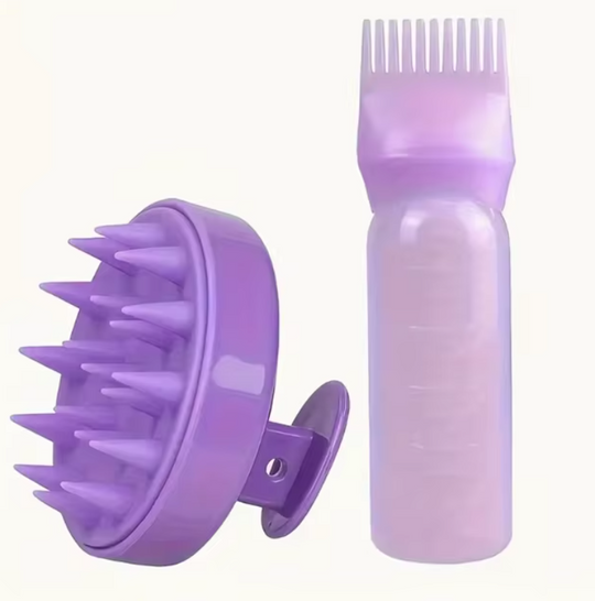 Knotless Kay Squeeze Comb/ Free Massage Brush included