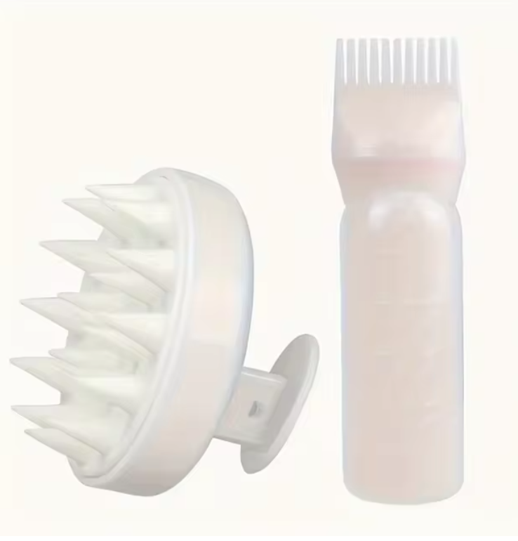 Knotless Kay Squeeze Comb/ Free Massage Brush included